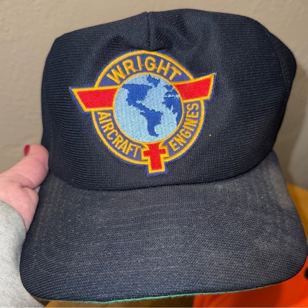 Vintage Wright Aircraft Engines Hat